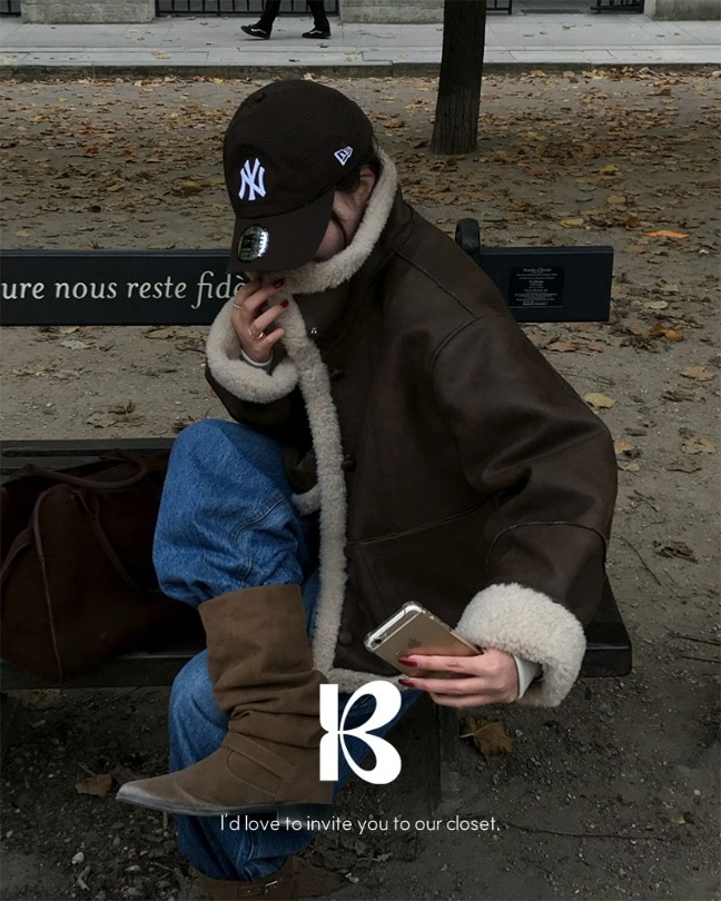 タンバー レザームートンコート jk1175