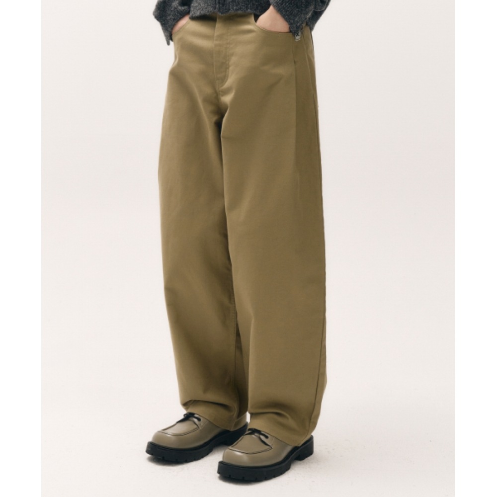 SATUR ワイドカーブチノパンツベージュ 18,437円