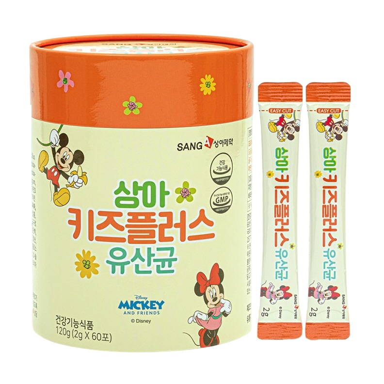 [韓国健康補助食品]キッズプラス乳酸菌2gx60本/プロバイオティクス/ビタミンD//ヨーグルト味