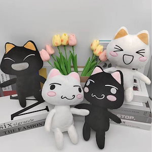 スポット越境売れ筋商品 井上トロぬいぐるみ ドーロ猫 かわいい表情のぬいぐるみ