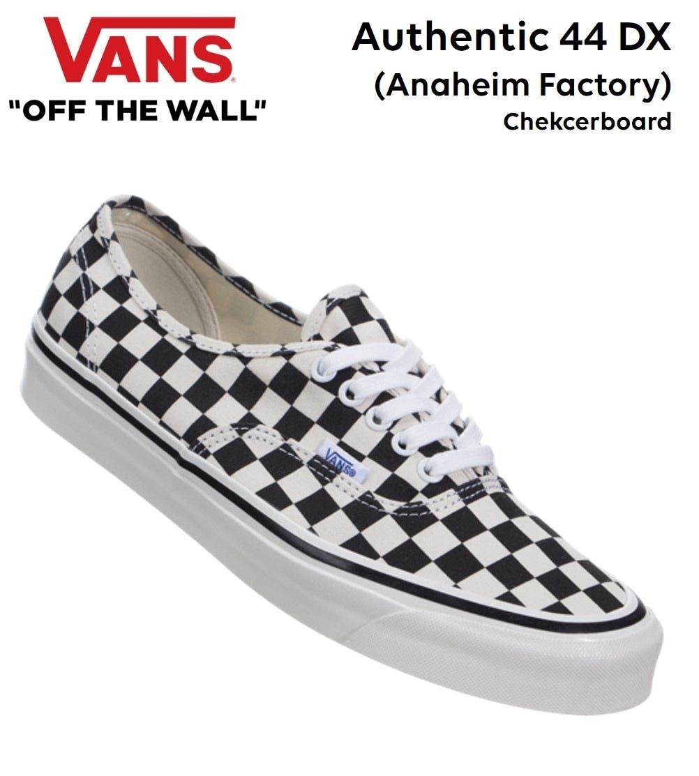 VANS スニーカー オーセンティック 44DX アナハイム チェッカー VN0A38ENOAK