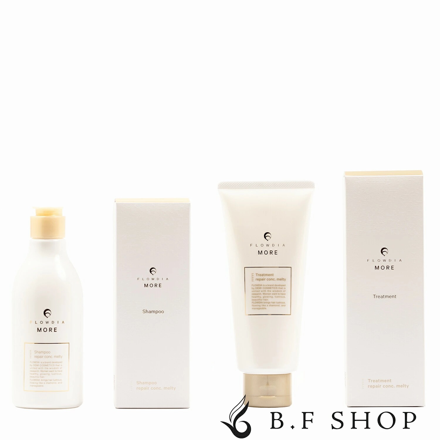 【セット品】デミ フローディアモア シャンプー リペアコンク メルティー 250ml トリートメント 200g LSC