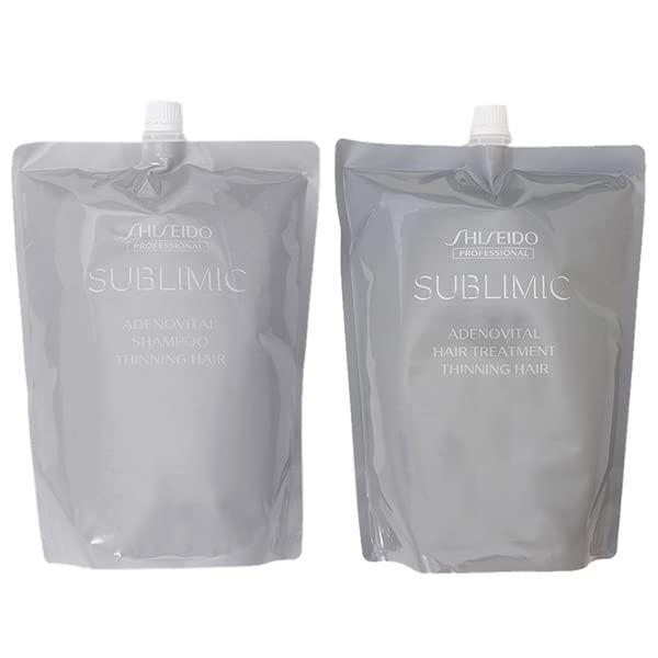 【セット品】資生堂 サブリミック アデノバイタル シャンプー & ヘアトリートメント 1800ml LSC