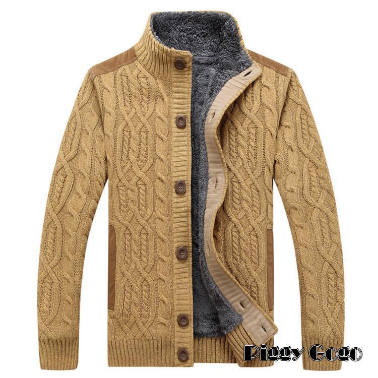 冬の新作メンズ ニット トップス セーター 大きいサイズ カーディガン ファッション トレンド 厚手 細身 春 秋冬 カジュアル