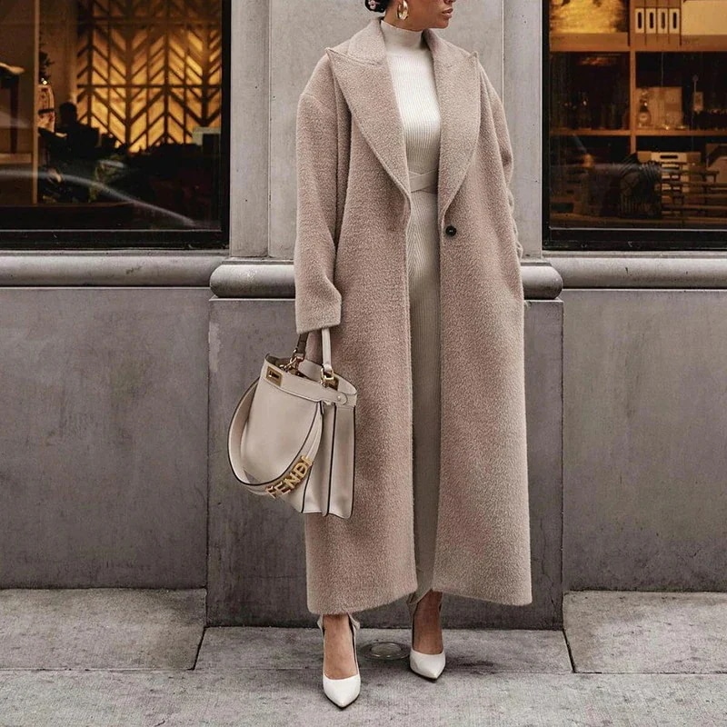 ターンダウンカラー ファー 欧米 レディース 長袖 コート トップス 保暖 アウター レディース チェスターコート