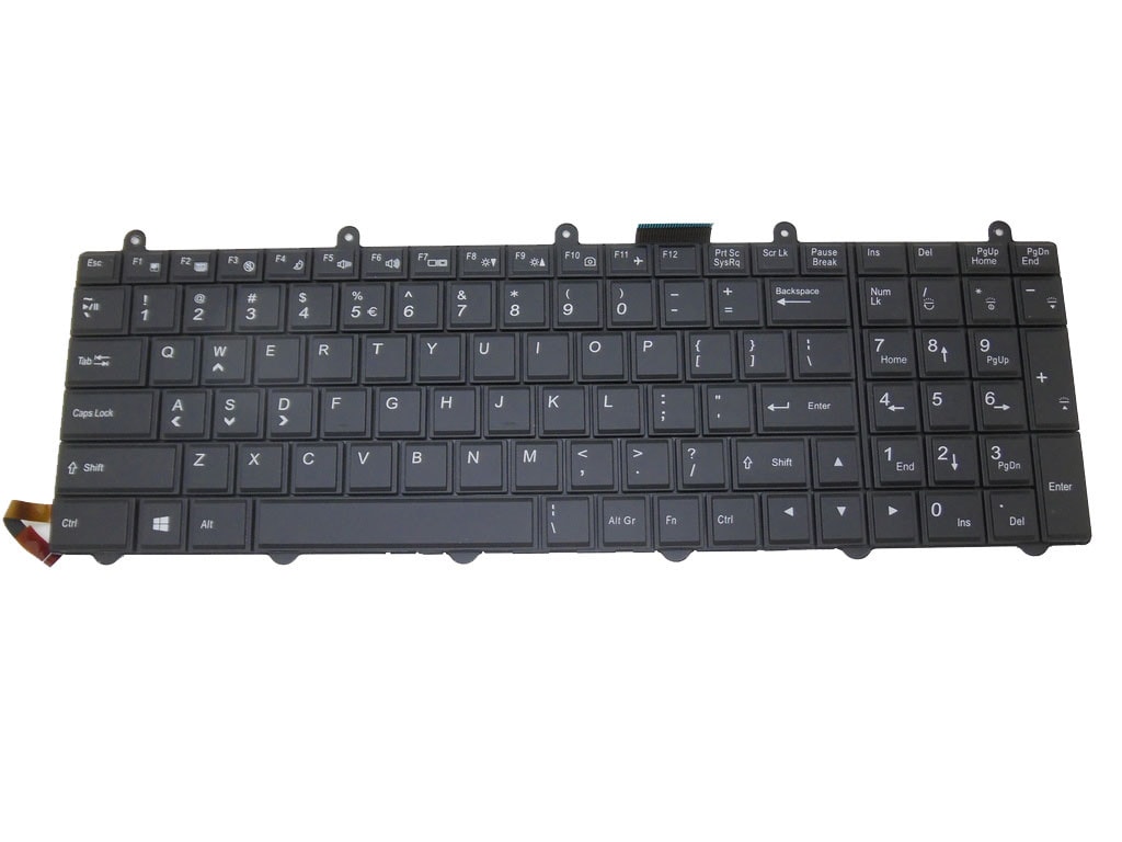 バックライトキーボード互換 CLEVO P157SM P177SM V132150BK1 US 6-80-P2701-011-3 P150SM P151SM P170SM 英语