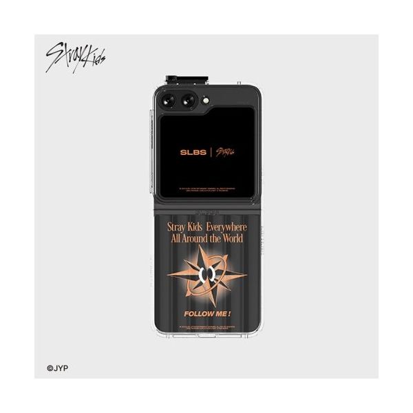 SLBSストレイキッズフォローMEタグフラットケースGalaxy Z Flip5