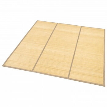 大島屋 竹ラグ フラット ナチュラル コンパクトたたみ 180x180cm