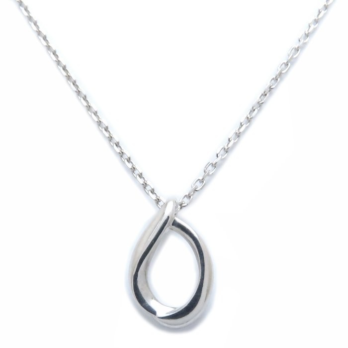 ネックレス ガーネット シルバー/294083【中古】