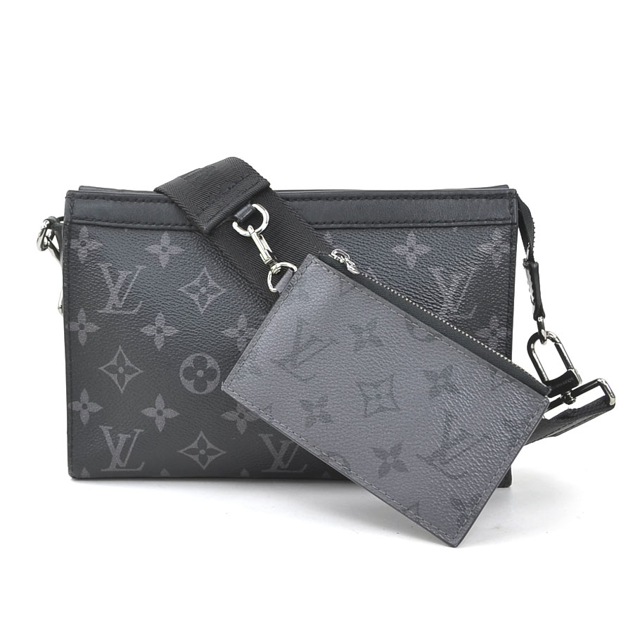 ルイ ヴィトン LOUIS VUITTON ショルダーバッグ モノグラム エクリプス ガストン ウェアラブルウォレット/モノグラム エクリプス ブラック メンズ M81124 90146a
