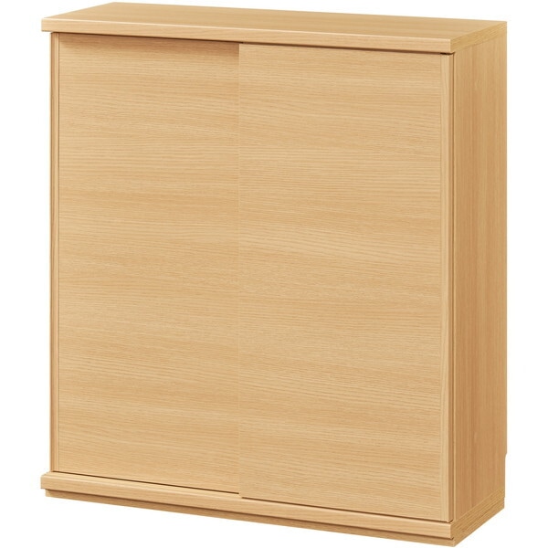 白井産業 PTS-8575SD NA カウンター下ラックピタシエ 引戸タイプ幅75cm ナチュラル メーカー直送