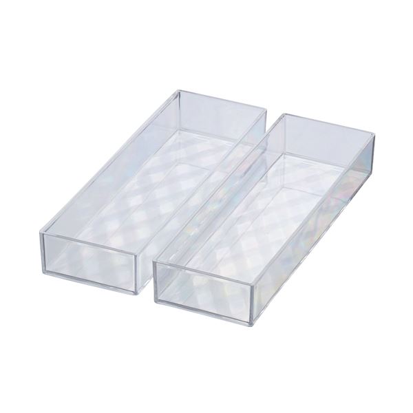 (まとめ) 山田化学 デスクラボトレー 長方形NO.456 1セット（2個） (×50セット)