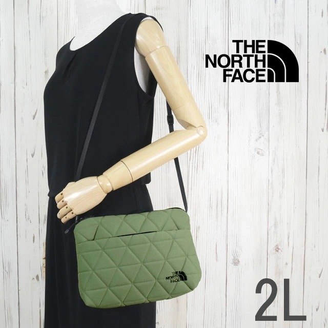 ザ・ノース・フェイス レディース バッグ ジオフェイスポーチ 2L BAG バック サブバッグ 肩掛け 斜めがけ メンズ 2Way 手提げ クッション タブレット サコッシュ コンパクト NM3235