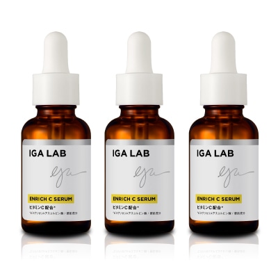 【公式】 3本セット IGA LAB エンリッチCセラム 30g 毛穴ケア ビタミンC美容液 ドクターズコスメ ニキビケア ニキビ跡 敏感肌 韓国インフルエンサーに人気 日本製 国産