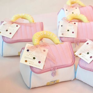 10個セット かわいい小屋お土産ポーチ大容量携帯用洗面バッグ収納バッグ