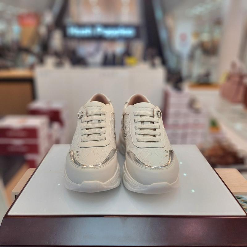 女性の足が楽な7cmバンドストラップコンフォートカジュアルスニーカー3FR481-D_CA