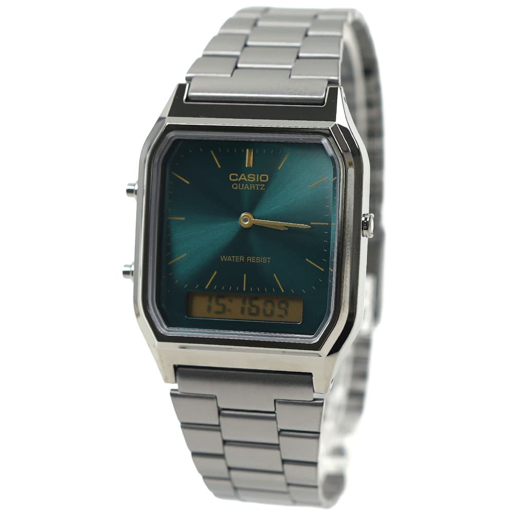 カシオ 腕時計 アナデジ アナログ デジタル CASIO AQ-230EGG-3AEF