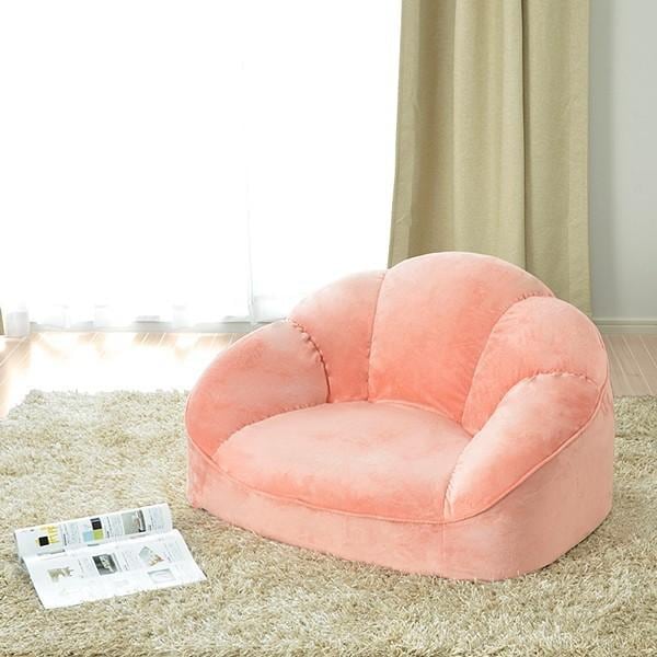 ローソファ かわいい フェミニン 女の子 ガーリー ソファ 1人掛け 一人掛け おしゃれ