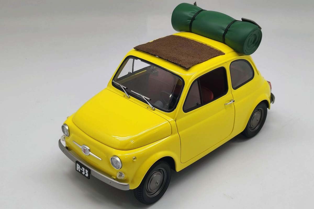 エスワンフォー 1/12 ルパン三世 カリオストロの城 FIAT500【CVS-001】 ミニカー S14 ルパンサンセイ カリオストロノシロ FIAT500