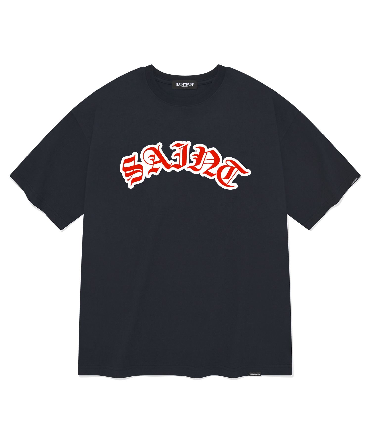 SP Gothic Saint Logo Short Sleeve T-Shirt - Navy