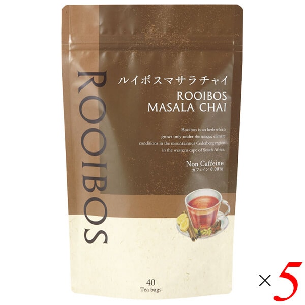 生活の木 ルイボスマサラチャイ 40TB（ティーバッグ） 5個セット 6,724円