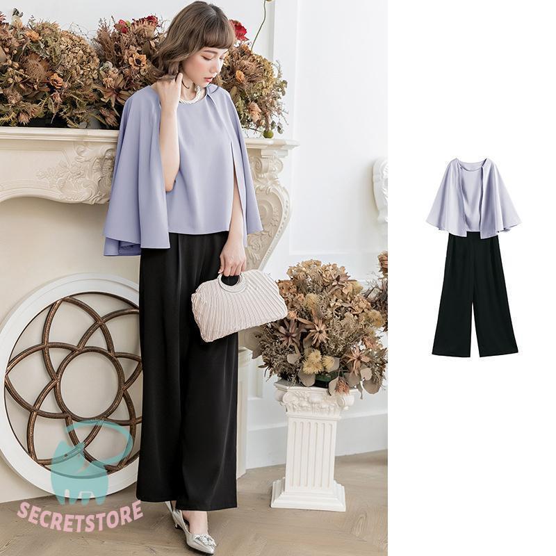 新製品 スーツ セットアップ ドルマン レディース 秋冬 春 卒業式 40代 ワイドパンツ ブラウス ママスーツ 入園式 入学式 卒園式 フォーマル OL