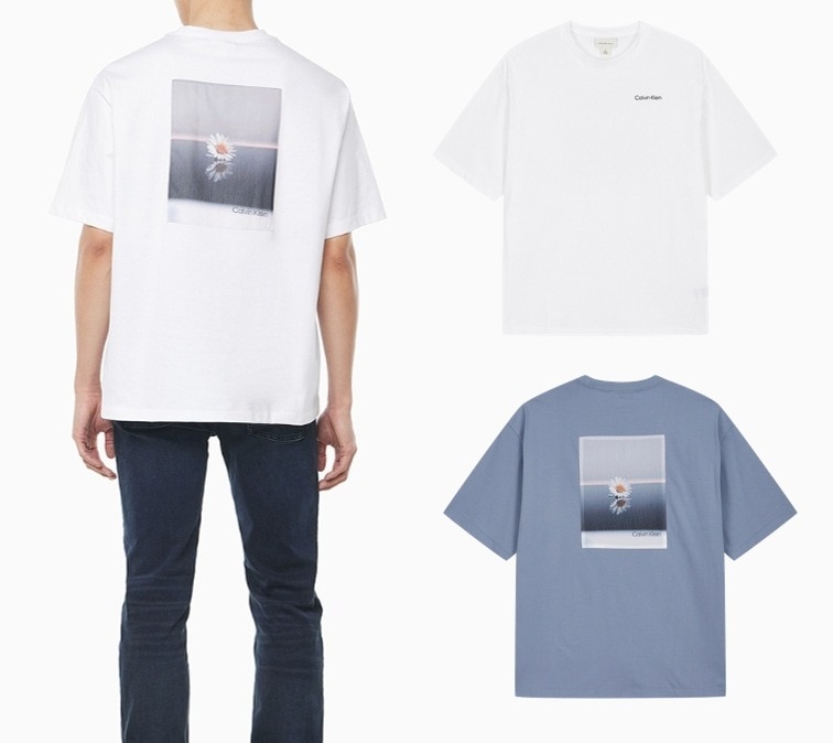 Flower Applique Logo T-shirt (4RB852G)