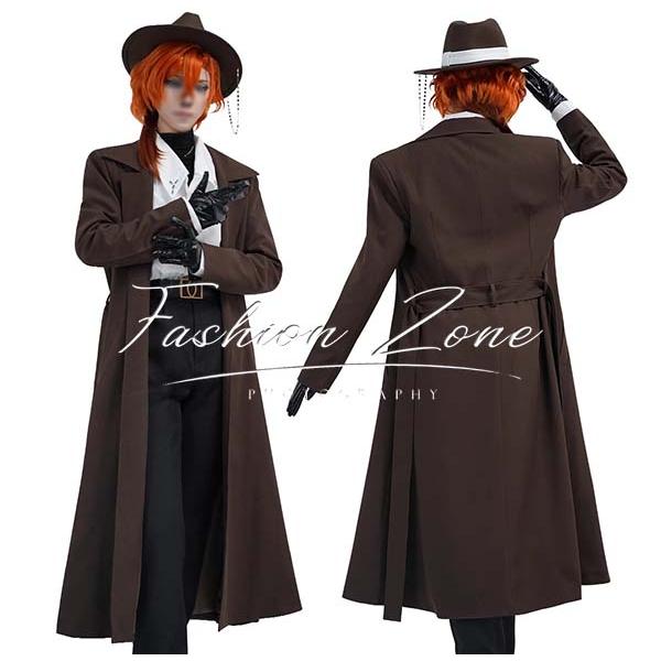文豪ストレイドッグス 風 中原中也 10周 コスプレ衣装 ウィッグ 靴 cosplay ハロウィン 演出服 変装