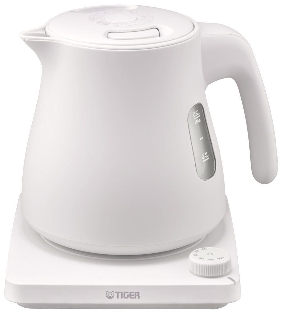 タイガー PTV-A080WG 電気ケトル　0.8L　グレイッシュホワイト PTVA080WG