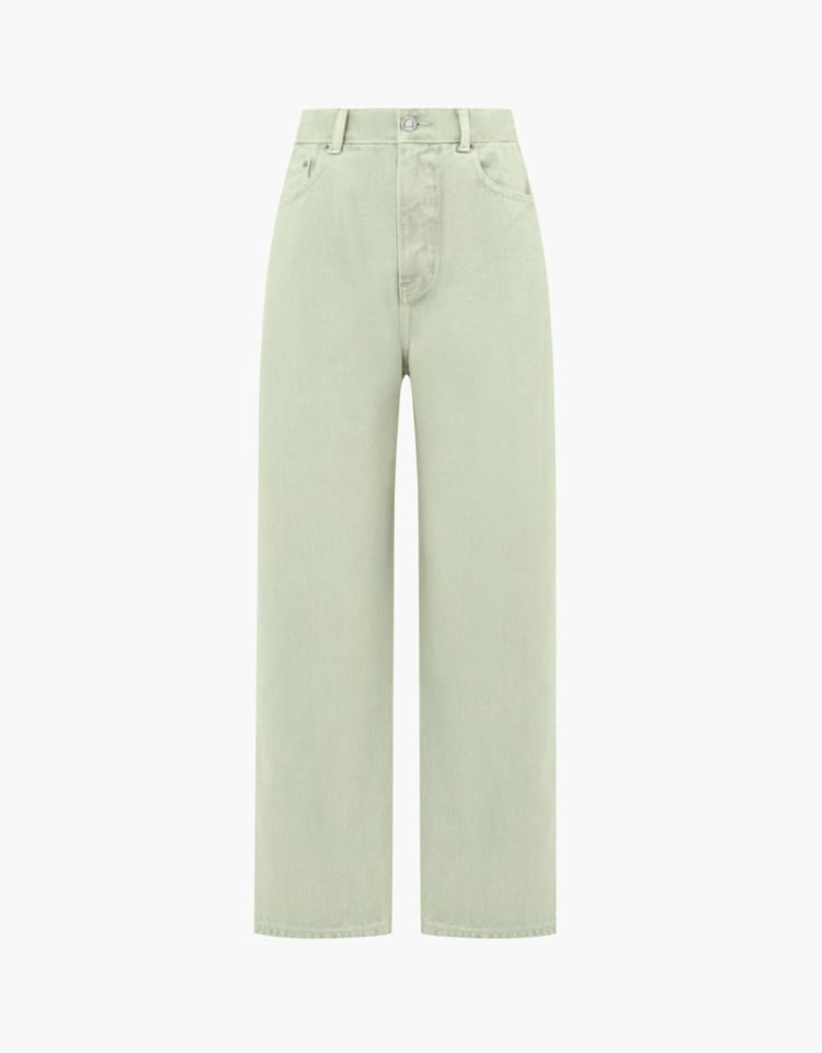 DEPOUND】 COLOR DYEING PANTS : MINT