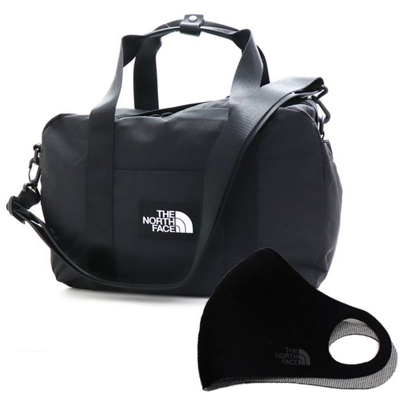 マスクセット ボストンバッグ メンズ レディース HERITAGE CARGO BAG LIGHT 2Way ショルダーバッグ ブラック NN2FP78A BLK