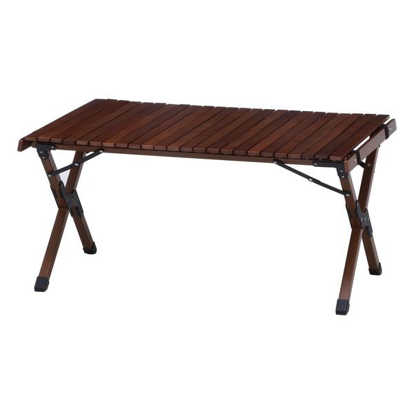 アウトドアローテーブル 軽量 ダークブラウン PCT-366 A