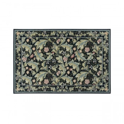 川島織物セルコン Morris Design Studio レスターアカンサス マット 約60×90cmFH1710A B ブルー