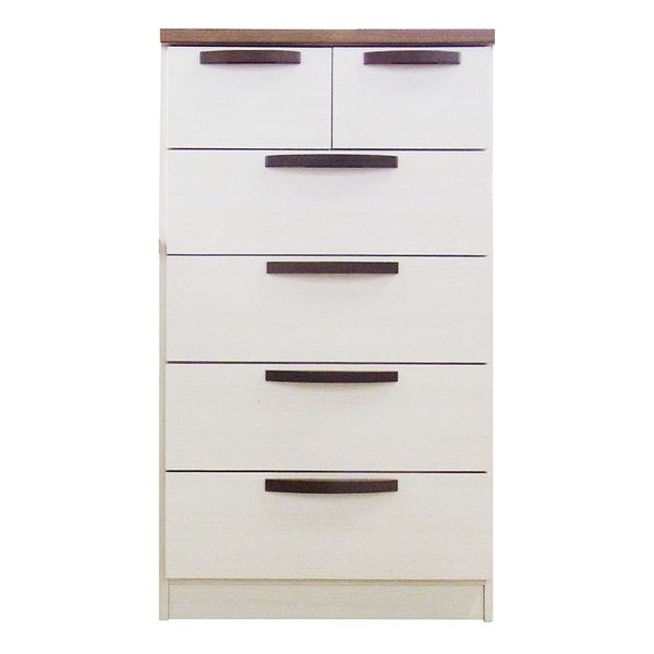 日本製 ハイチェスト 5段 69.5cm幅 ブラウン 完成品 チェスト タンス 衣類収納 引出し収納