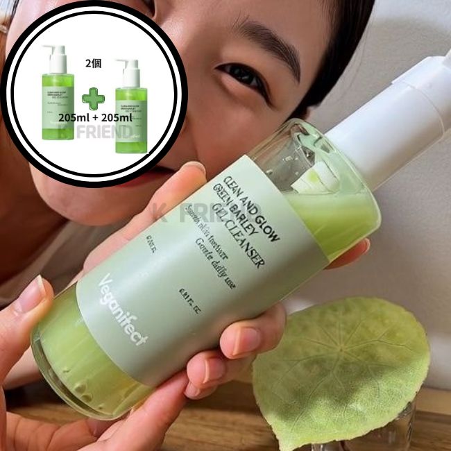 [1+1] クリーン＆グロージーンズジェルクレンザー 弱酸性マイクロバブルケラチンしっとり205ml x 2個 皮脂ケア クリーン成分クレンザー