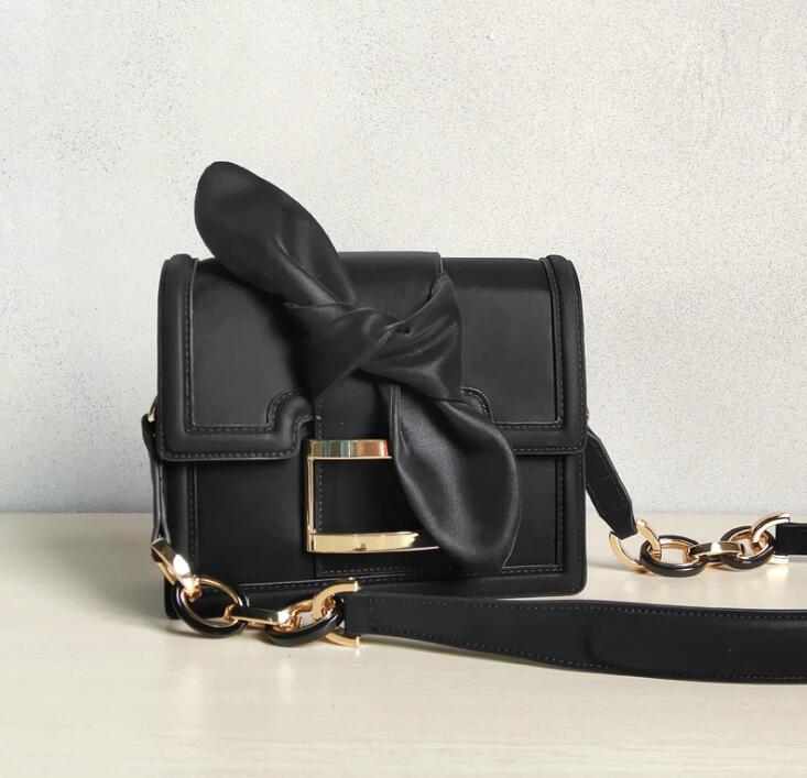 2020新製品革ハンドバッグファッションシルクレザートップレイヤー牛革ショルダーメッセンジャーバッグ弓ショルダーバッグ