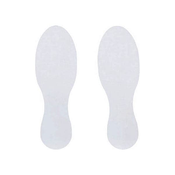 （まとめ）岩田製作所 ラインプロ 足型シート（白） LPF1 1パック（2枚） [x5セット]