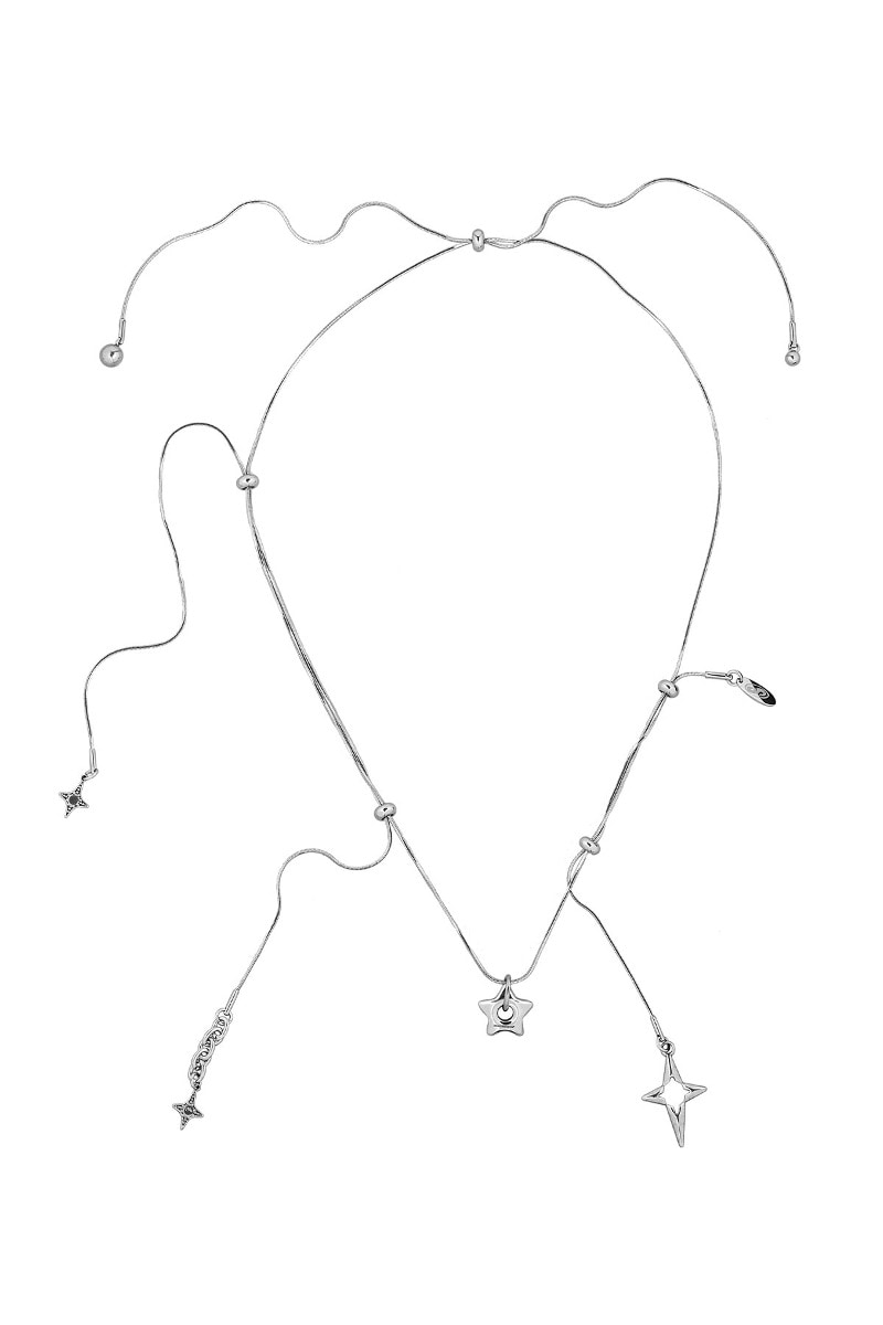 【SENTIMENTS】 NO.476 [SILVER] STAR TREE NECKLACE