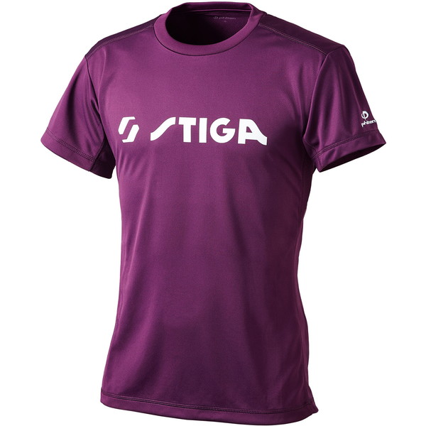 STIGA スティガ ファイテンコラボシャツII パープル 卓球 ゲームシャツ 184038