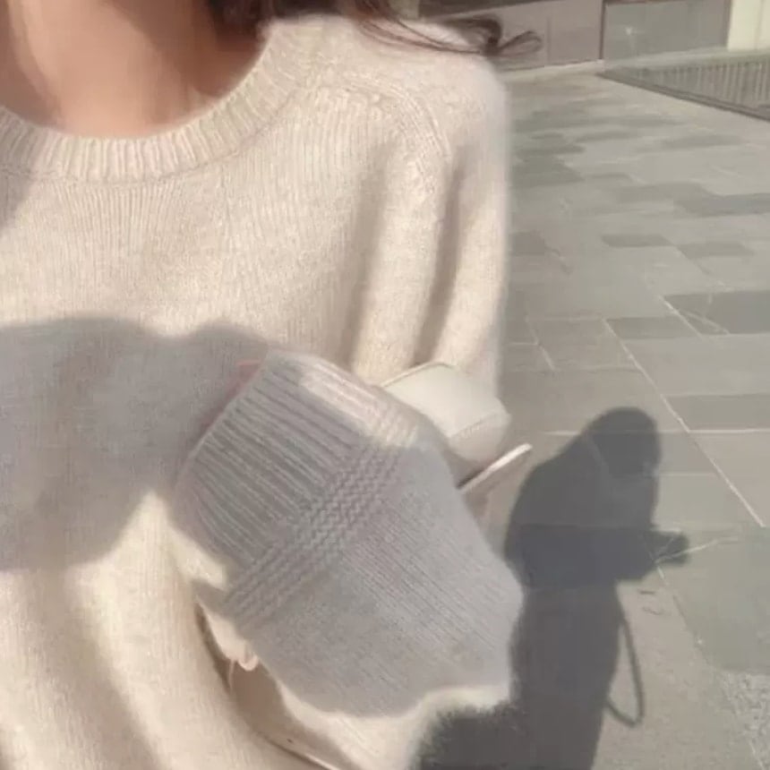 トップス デート カットソー ニットソー セーター 袖あり 長袖 かわいい 大人可愛い きれいめ シンプル カジュアル 大人 上品 おしゃれ お洒落 かっこいい レトロ 大人女子 こなれ感 キュート