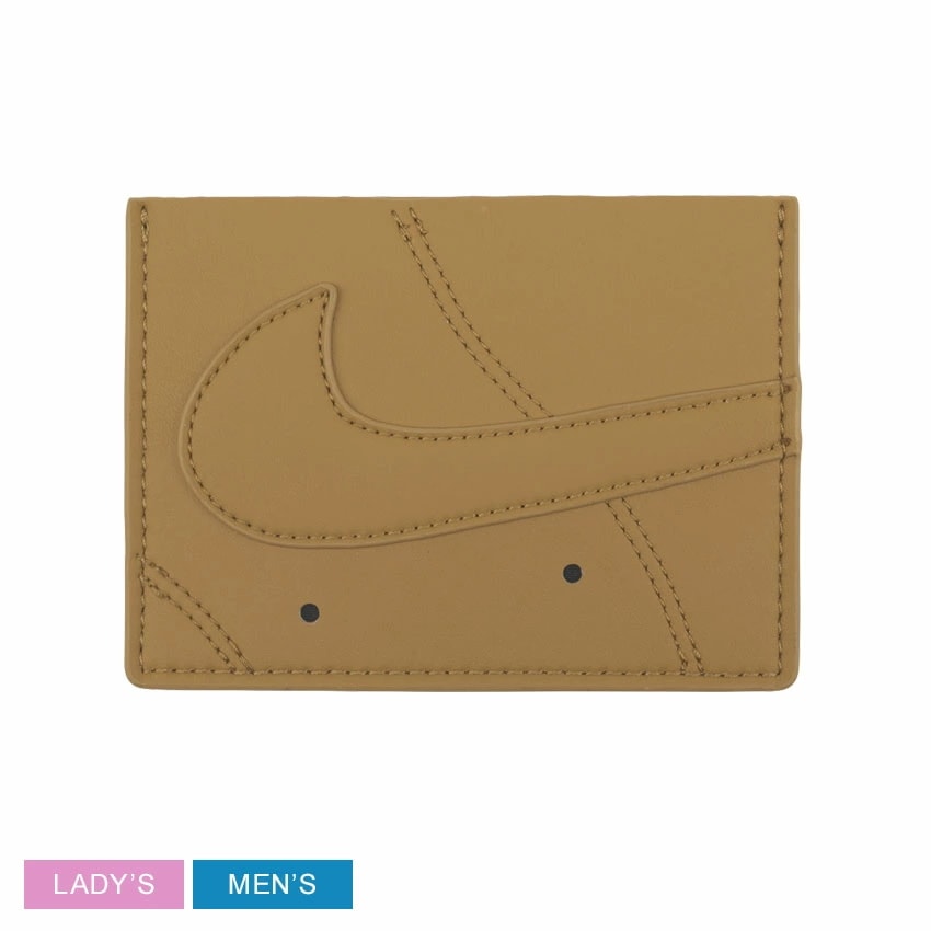 アイコン エアフォース1 カードウォレット NW0001 メンズ レディース カードケース ブランド シンプル カジュアル お出かけ ストリート タウンユース ベージュ ベージュ