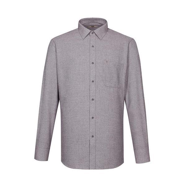 ポリ混紡イージーケアソリッドパターンシャツ レギュラーフィット__DLW1SHDL121R1