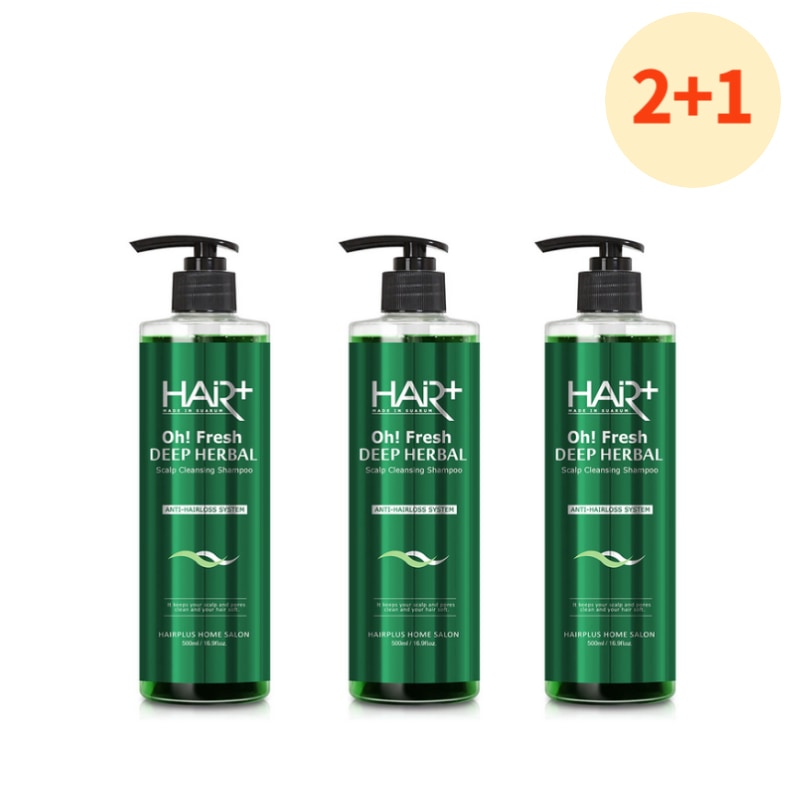 オフラッシュディープハーバル脱毛シャンプー500ml x 3個