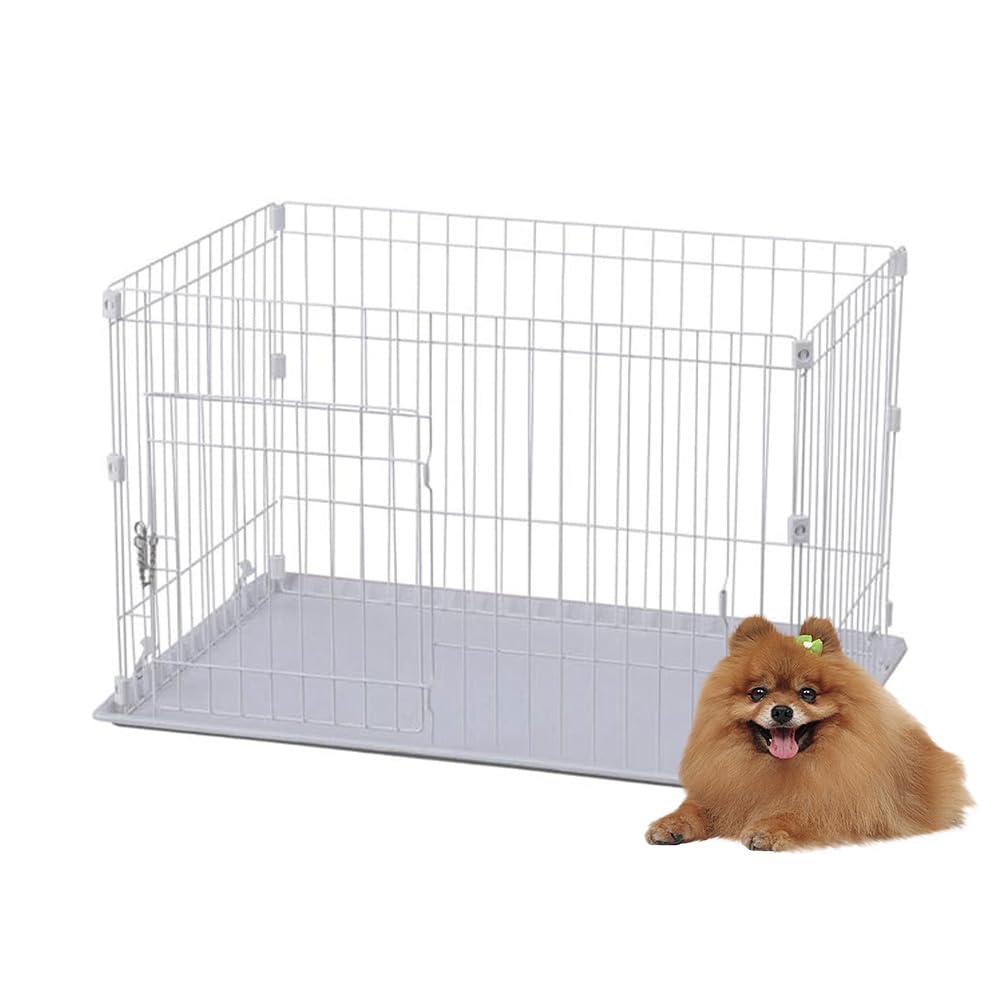 アイリスオーヤマ システムサークルトレー付き P-STN-550 ホワイト 小型犬用 幅90×奥行60×高さ55.2cm