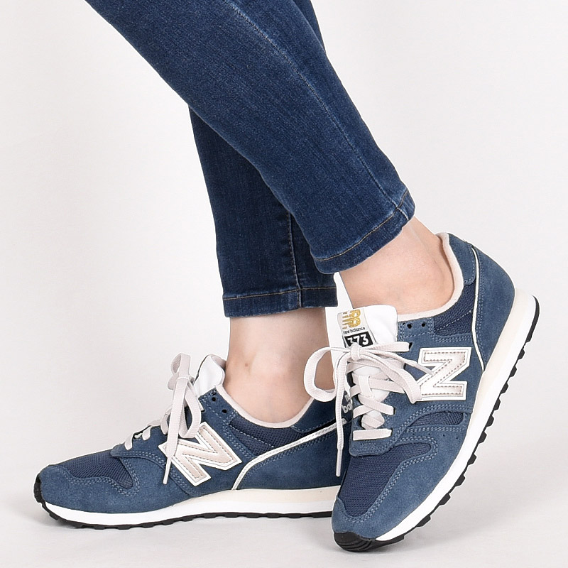 WL373 LU2 紺 スニーカー レディース カジュアル 靴 ファッション おしゃれ レトロ