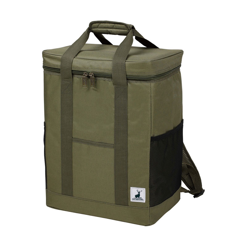 キャプテンスタッグ リュック型クーラーバッグ（オリーブ） トレッキング キャンプ用品 クーラー ジャグ (UE620)