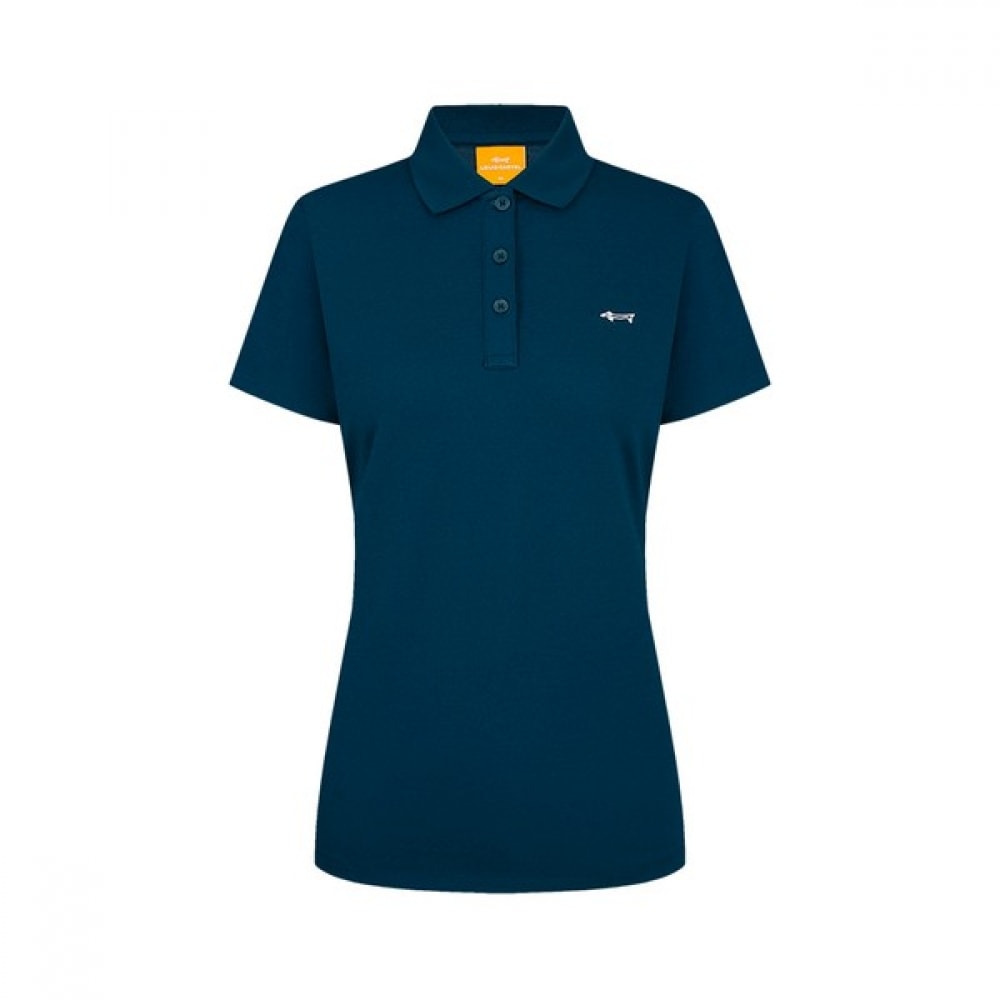 (ルイカステル) レディース 7デイズコットンカラー無地カラーTシャツ