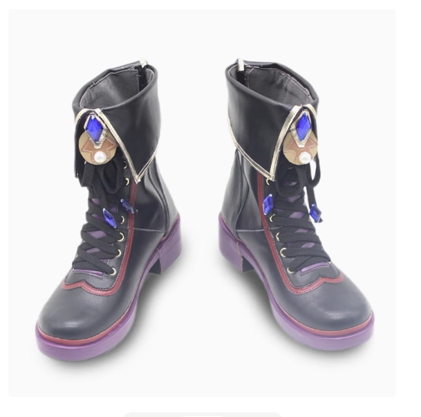 鳴上 嵐 なるかみあらし あんさんぶるスターズ 風 コスペレ靴 コスプレシューズ 人気 アニメフェア 靴 イベント パーティー ブーツ