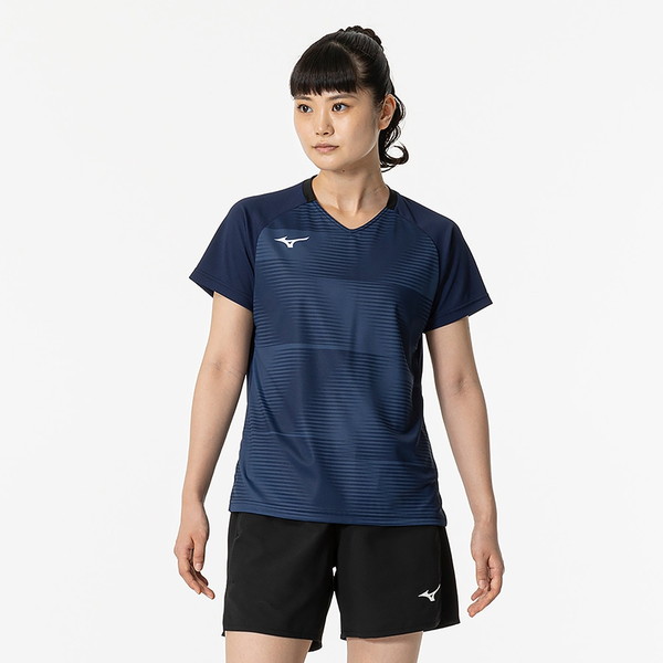 MIZUNO ミズノ ゲームシャツ ラケットスポーツ ウィメンズ ゲームウエア 62JAB20313