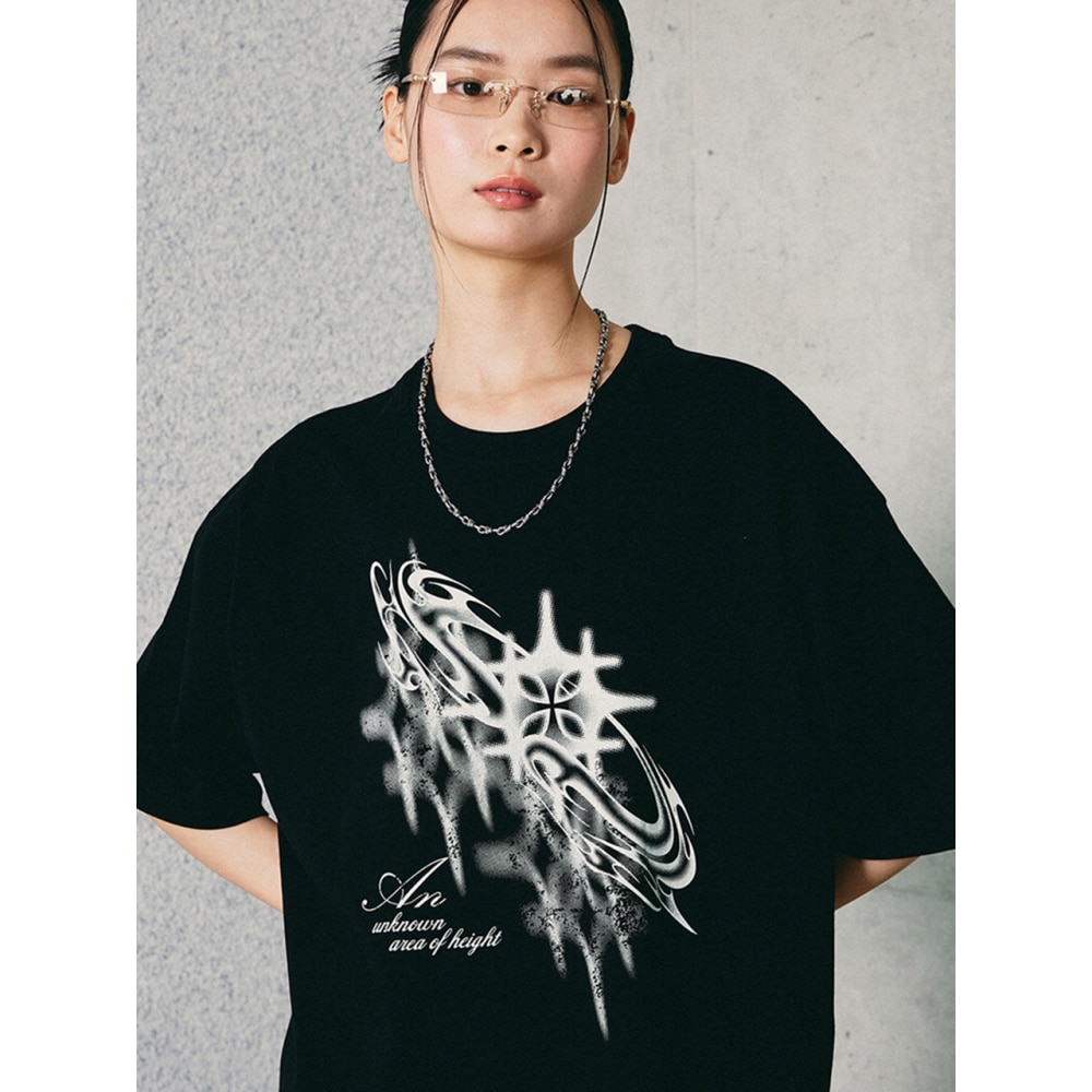学会アットモストエリア半袖Tシャツブラック 6,289円